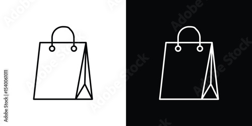 Shopping bag icon Design Template vector set for graphic work