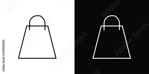 Shopping bag icon Design Template vector set for graphic work