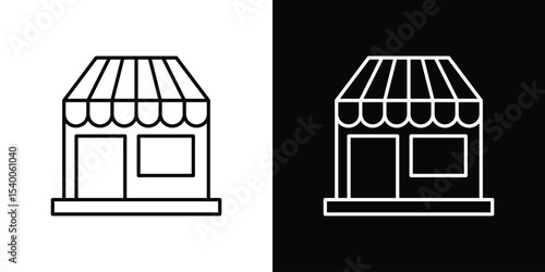 Shop icon Design Template vector set for graphic work
