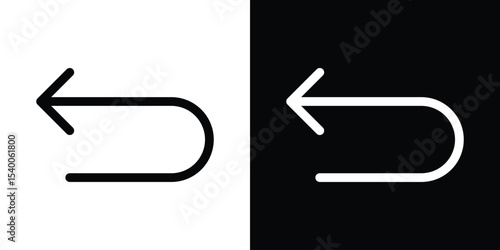 Send back icon Design Template vector set for graphic work