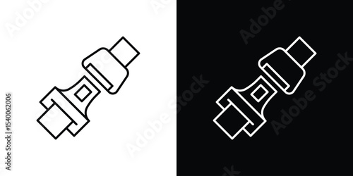 Seatbelt icon Design Template vector set for graphic work