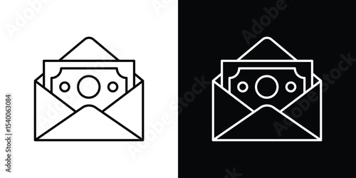 Salary icon Design Template vector set for graphic work