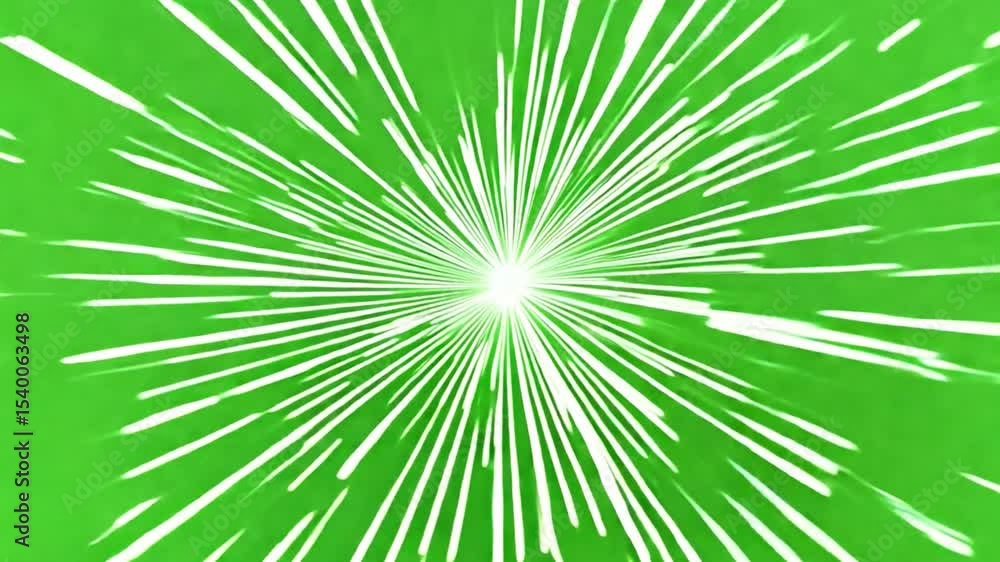 Burst of Bright Energy: The abstract design showcases a vibrant display of dynamic rays emanating from a central point, creating a sense of energy and movement against a refreshing green backdrop. Burst of Bright Energy: The abstract design showcases a vibrant display of dynamic rays emanating from a central point, creating a sense of energy and movement against a refreshing green backdrop.