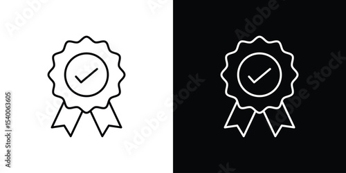 Rosette icon Design Template vector set for graphic work