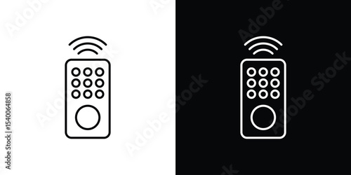 Remote control icon Design Template vector set for graphic work