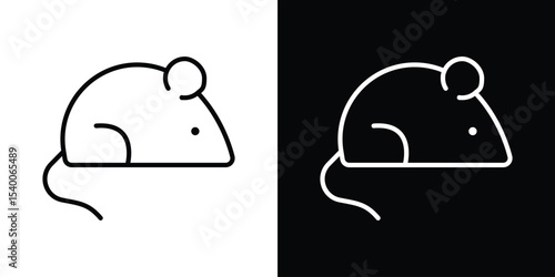 Rat icon Design Template vector set for graphic work