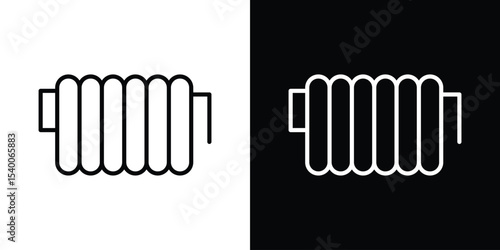 Radiator icon Design Template vector set for graphic work