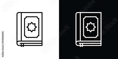 Quran kareem icon Design Template vector set for graphic work