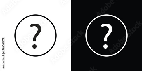 Question icon Design Template vector set for graphic work