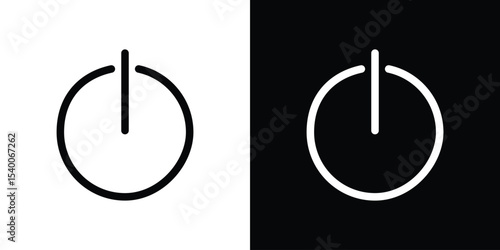 Power icon Design Template vector set for graphic work