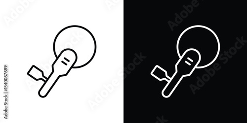 Polisher icon Design Template vector set for graphic work