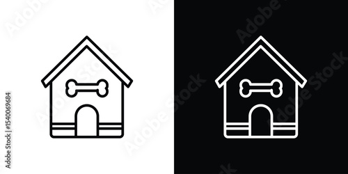 Pet house icon Design Template vector set for graphic work