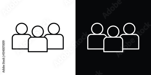 People group icon Design Template vector set for graphic work