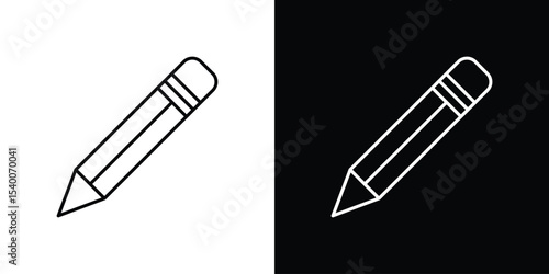 Pencil icon Design Template vector set for graphic work