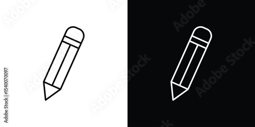 Pencil icon Design Template vector set for graphic work