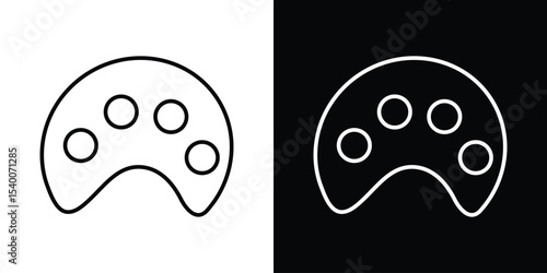 Palette icon Design Template vector set for graphic work