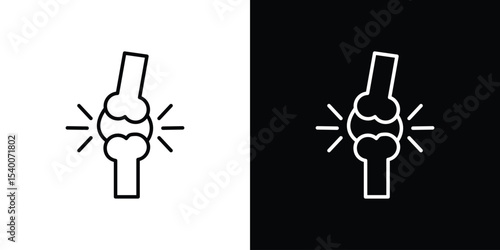 Osteoporosis icon Design Template vector set for graphic work