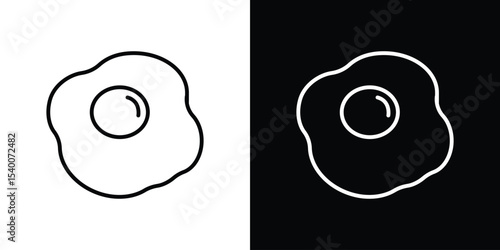 Omelet icon Design Template vector set for graphic work