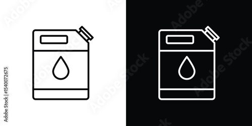Oil can icon Design Template vector set for graphic work