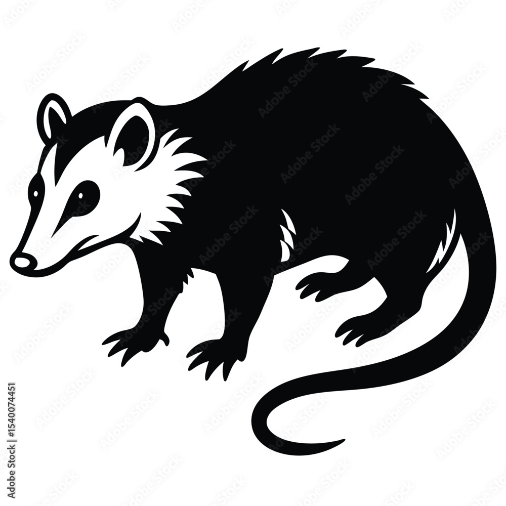 Obraz premium opossum vector