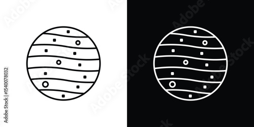 Mercury icon Design Template vector set for graphic work