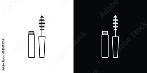 Mascara icon Design Template vector set for graphic work