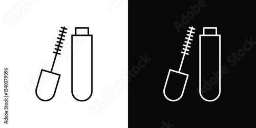 Mascara icon Design Template vector set for graphic work
