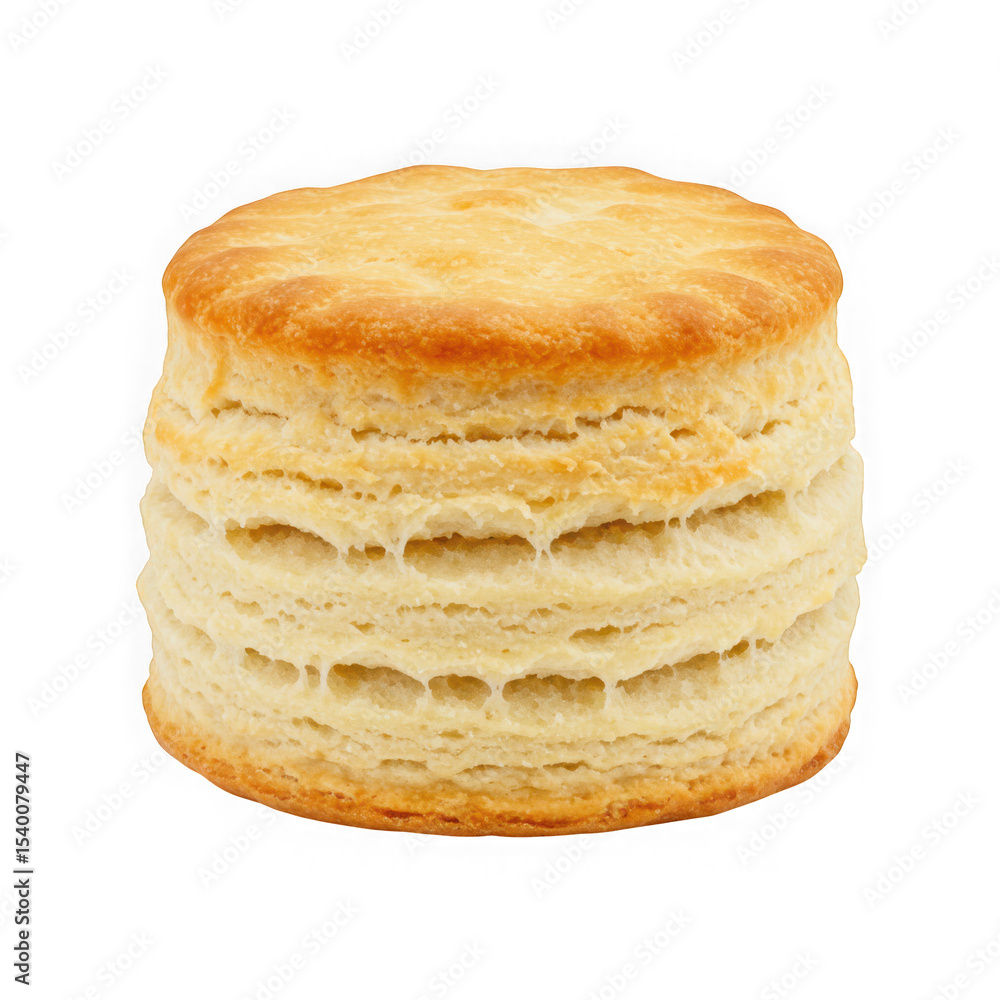 Golden buttery biscuit isolated on transparent background Golden buttery biscuit isolated on transparent background