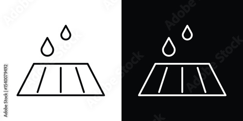 Manhole icon Design Template vector set for graphic work