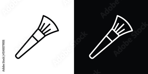 Makeup brush icon Design Template vector set for graphic work