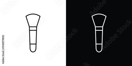 Makeup brush icon Design Template vector set for graphic work
