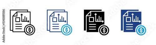 Financial Report Icon