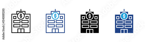 Bank Building Icon