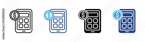Mobile Budgeting Icon