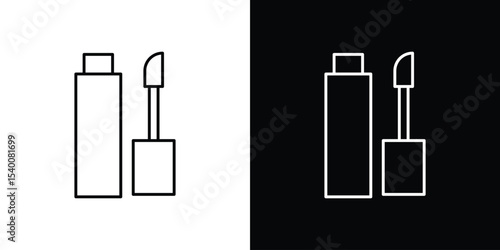 Lip gloss icon Design Template vector set for graphic work