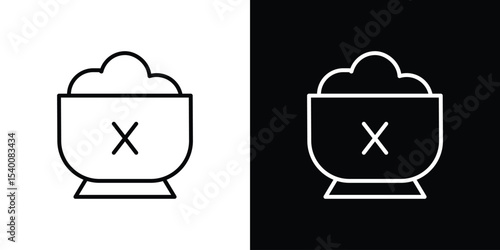 Lack of appsetite icon Design Template vector set for graphic work