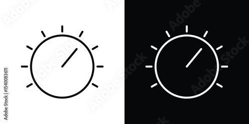 Knob icon Design Template vector set for graphic work