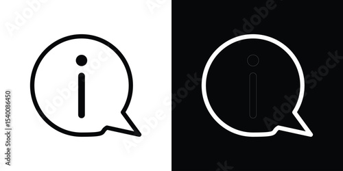 Information icon Design Template vector set for graphic work