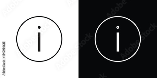 Info icon Design Template vector set for graphic work