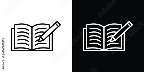 Homework icon Design Template vector set for graphic work