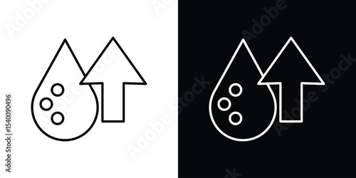 High cholesterol icon Design Template vector set for graphic work
