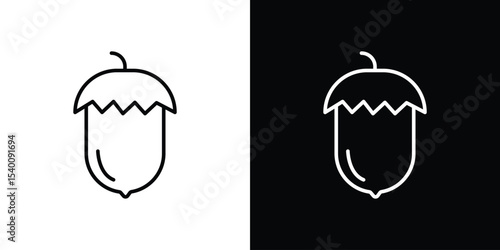 Hazelnut icon Design Template vector set for graphic work