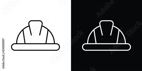 Hard hat icon Design Template vector set for graphic work