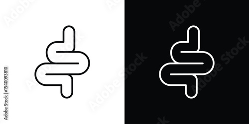 Gut icon Design Template vector set for graphic work