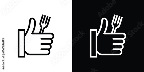Good food icon Design Template vector set for graphic work