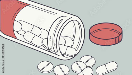 A transparent medical capsule floating in a air displaying its contents through its see-through shell                   