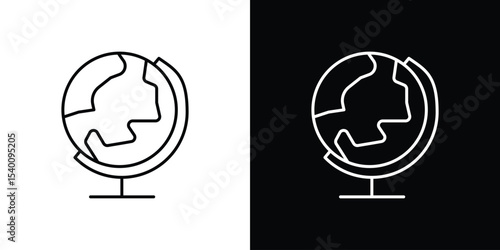 Globe icon Design Template vector set for graphic work