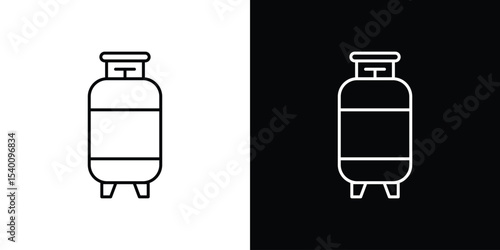 Gas cylinders icon Design Template vector set for graphic work