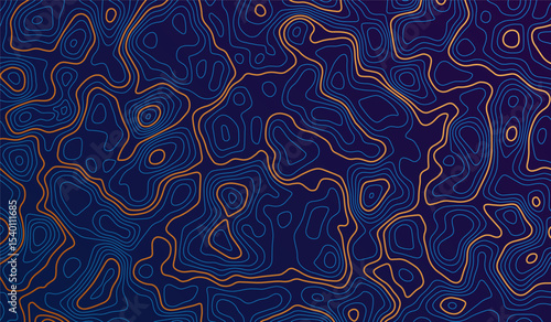 Topographic map pattern background