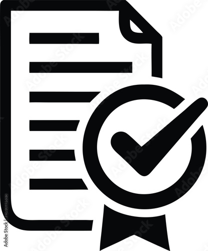 Glossy check mark icon